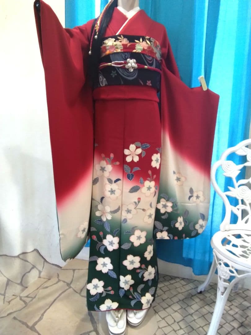 振袖フルセット、正絹振袖成人式、重ね衿、帯揚げ帯締め、袋帯、長襦袢、ガード加工