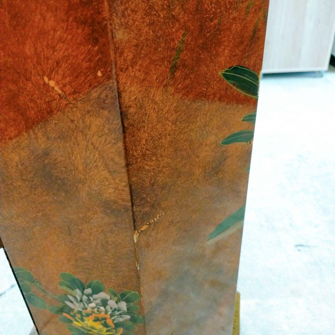 【アンティーク】中国家具 宝石棚 花鳥画 箪笥 チェスト 8杯 飾り棚 古家具