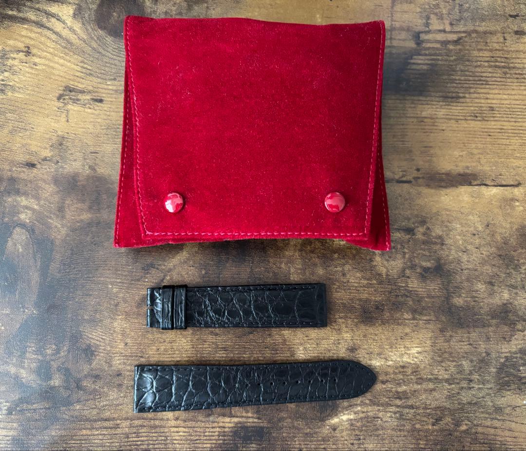 【最終値下げ】カルティエ　純正ベルト　黒