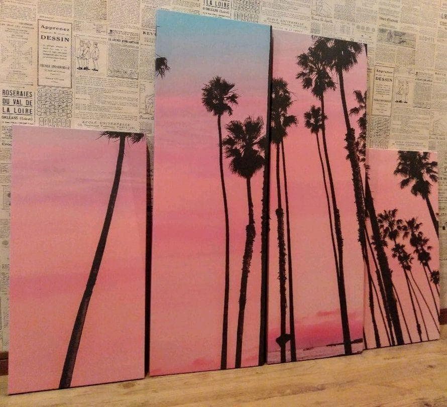 【受注生産品】Lindo ウォールパネル アートパネル ハワイ ビーチ 西海岸