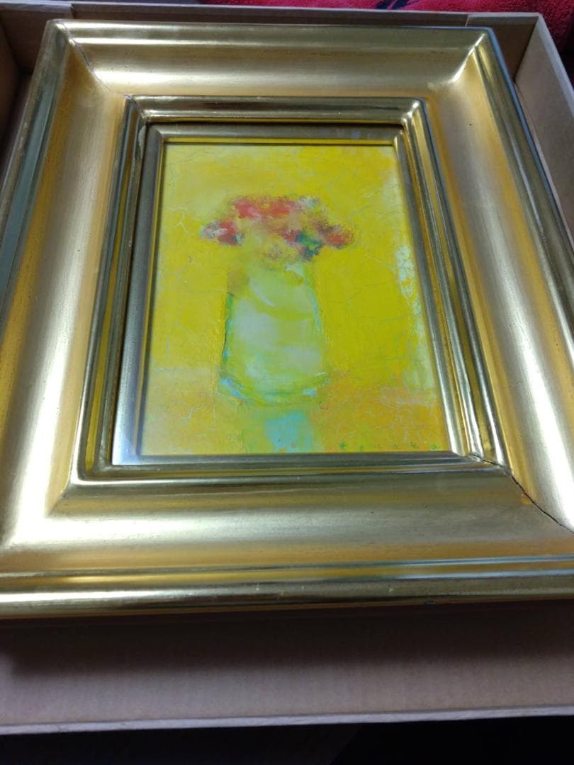 【油絵】田中岑 「花」