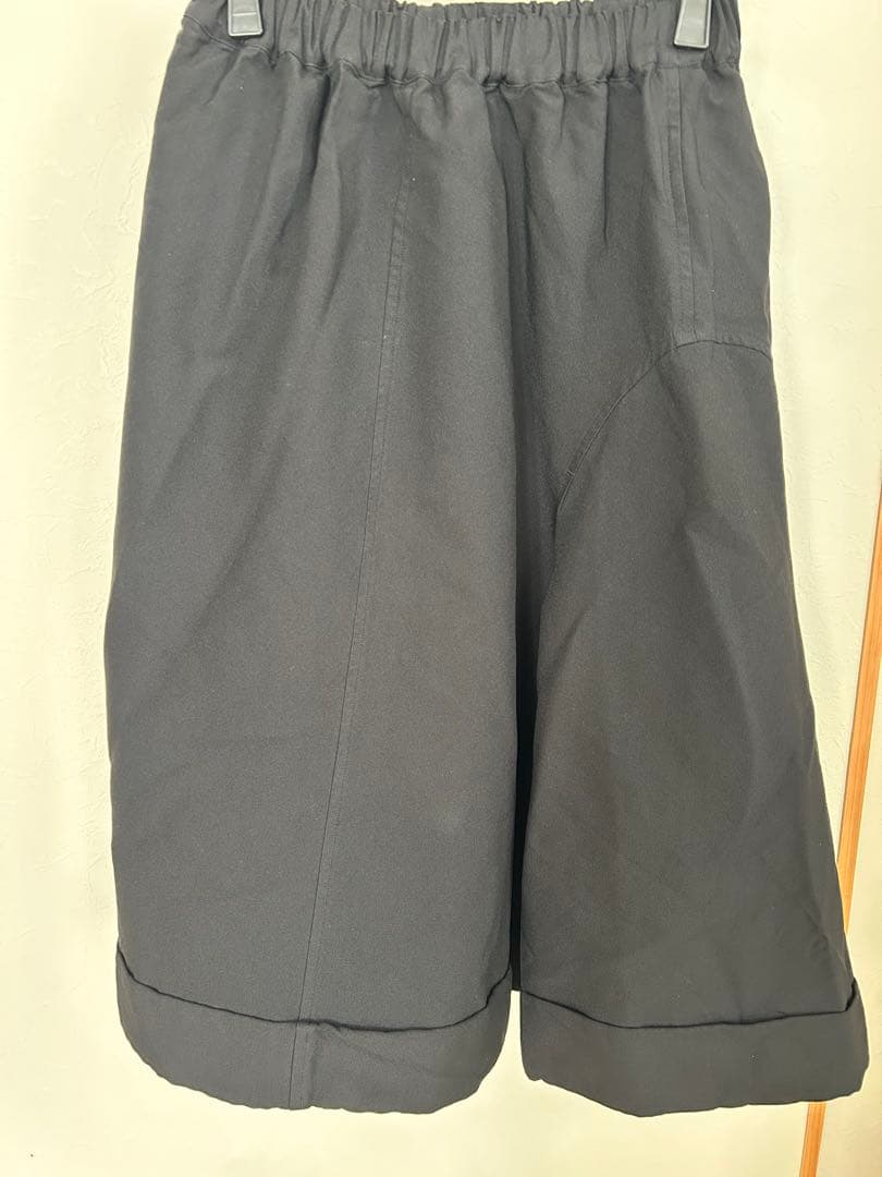 コムデギャルソン　黒 アシンメトリーパンツ