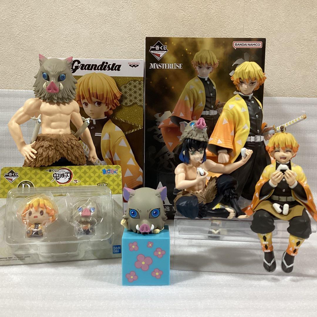 鬼滅の刃　我妻善逸　嘴平伊之助　フィギュア　グッズ　まとめ売り