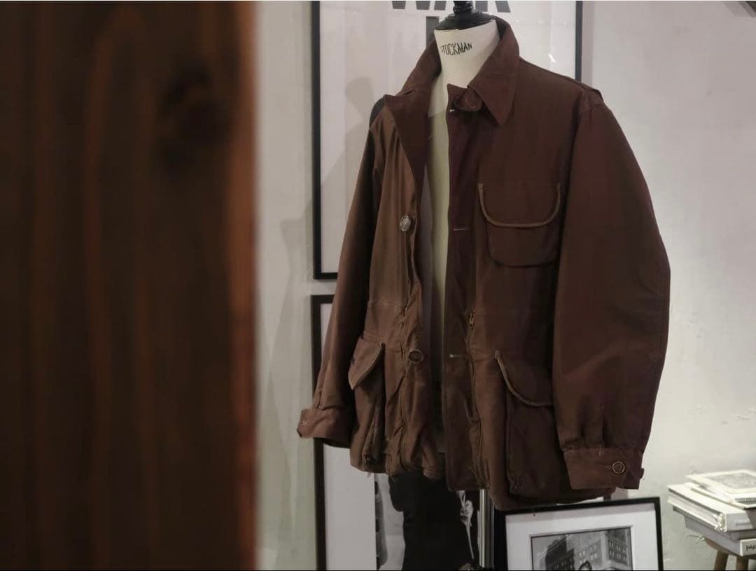 40〜50s MASLAND? カスタムハンティングジャケット　マスランド　古着