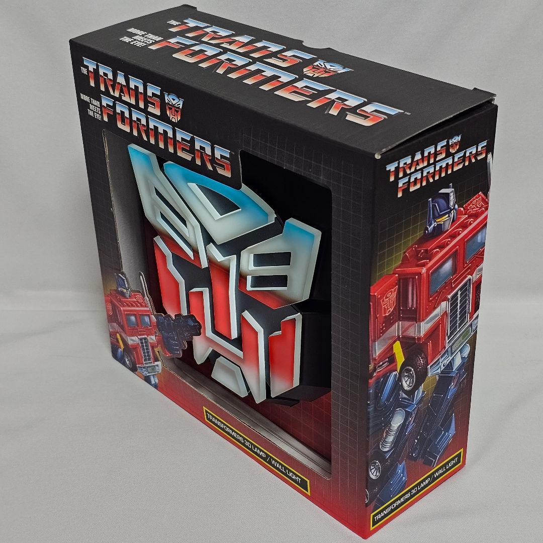トランスフォーマー　サイバトロン　3Dロゴランプ　ウォールLEDランプ
