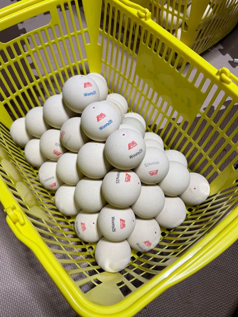 にこshopsソフトテニスボール　アカエム　【公認球】