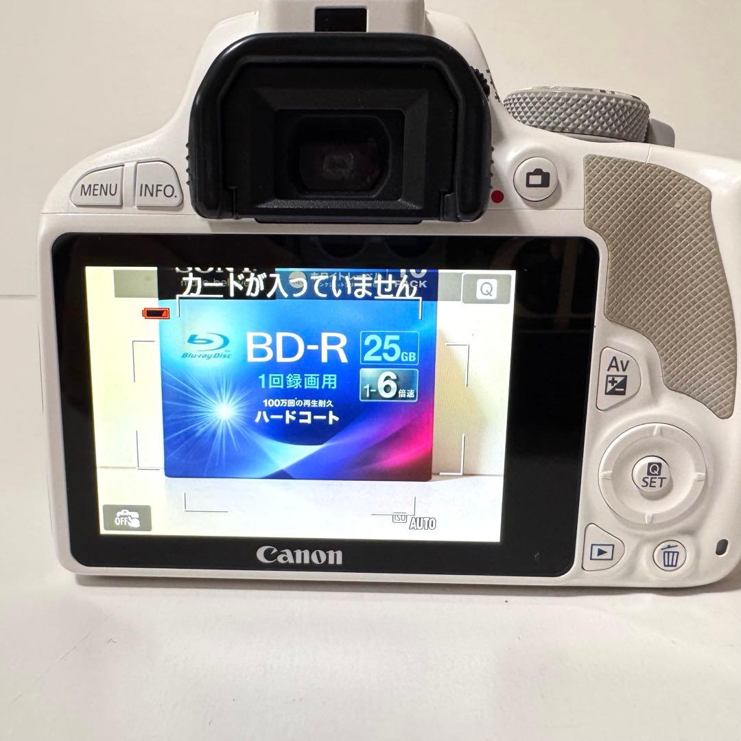 【極美品】キャノン EOSKISS X7 ダブルレンズキット ホワイト 白