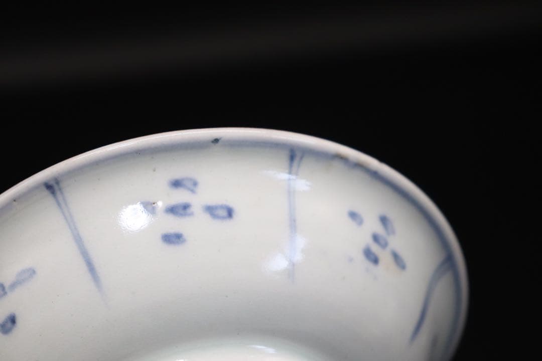 中国　清朝期　染付小皿　送料込み0911