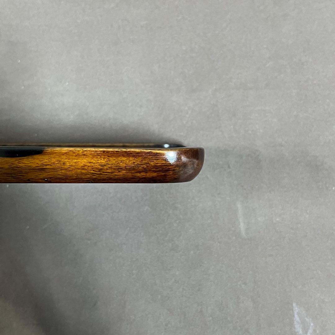 黒柿拭漆盆(くろがきふきうるしぼん)316mm×113mm×16mm　№9206