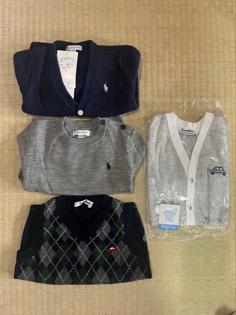 ファミリアなど有名ブランドのみ！ベビー服セット(80〜90cm)