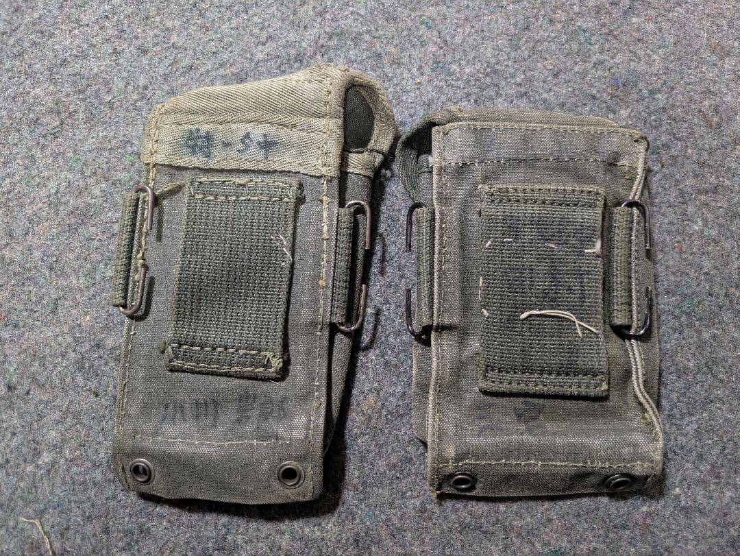 陸上自衛隊　実物　64式小銃用弾納　マガジンポーチ　昭和自衛隊