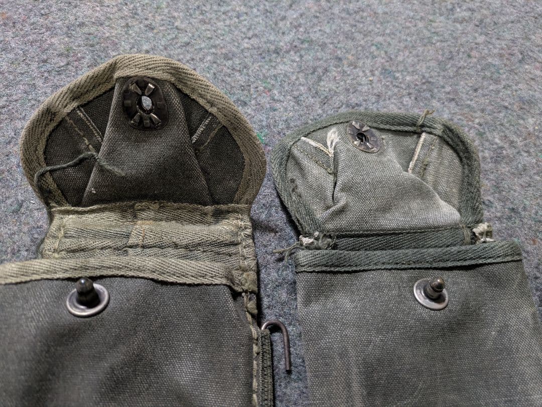 陸上自衛隊　実物　64式小銃用弾納　マガジンポーチ　昭和自衛隊