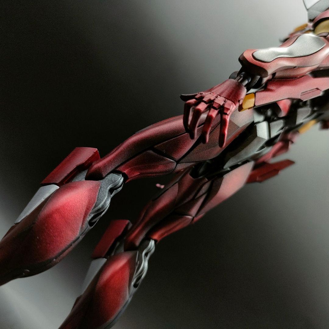 RGエヴァンゲリオン参号機　メタリック塗装　塗装完成品　プラモデル　アスカ