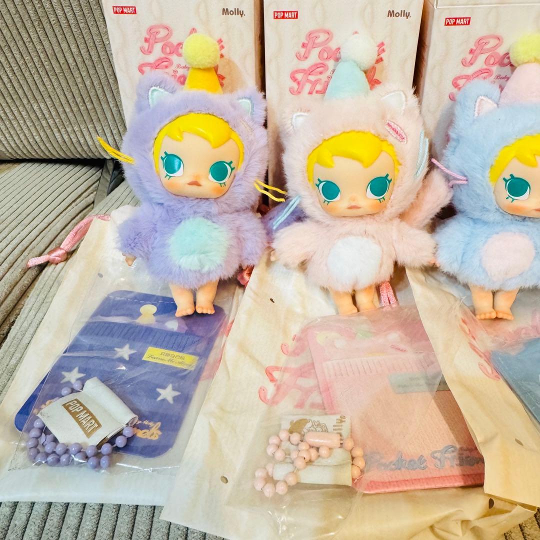 ✨POPMART baby molly Pocket Friends 5点