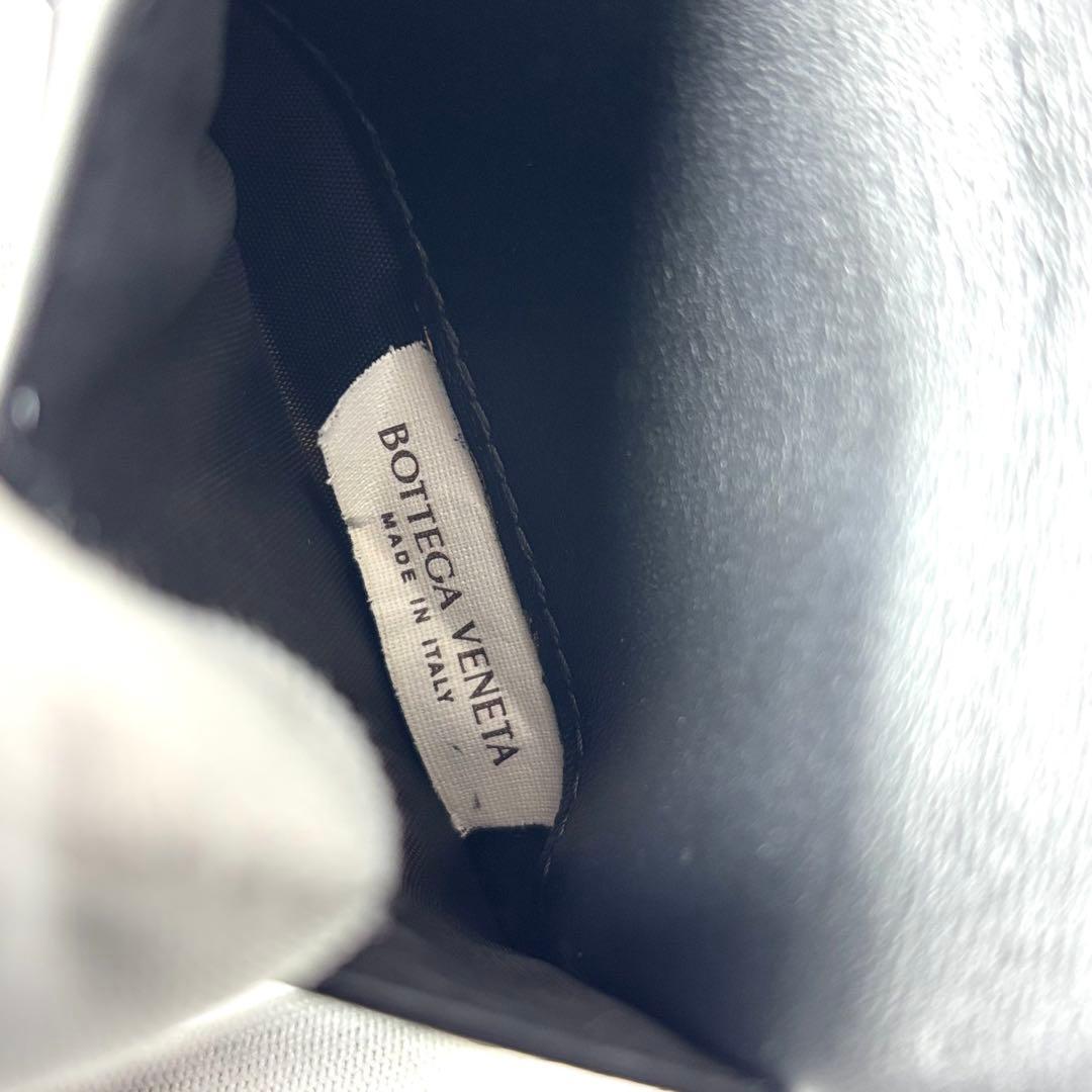 BOTTEGA VENETA ブラック 3つ折り 財布 カセット