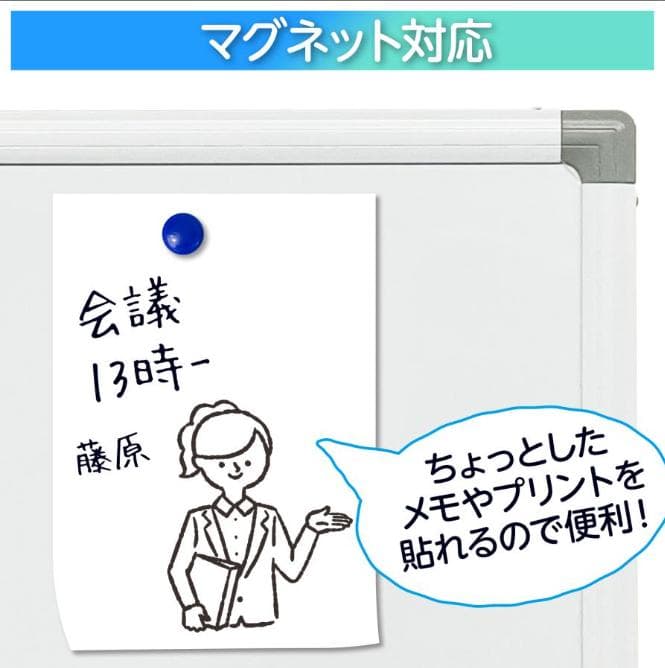 ホワイトボード 1800×900 脚付き 両面 回転式 スチール キャスター付き