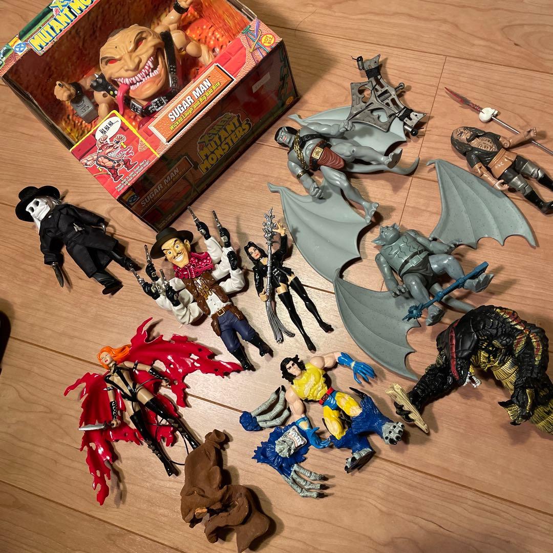 90年代　アメコミ　SUGAR MAN ミュータントモンスター フィギュアセット