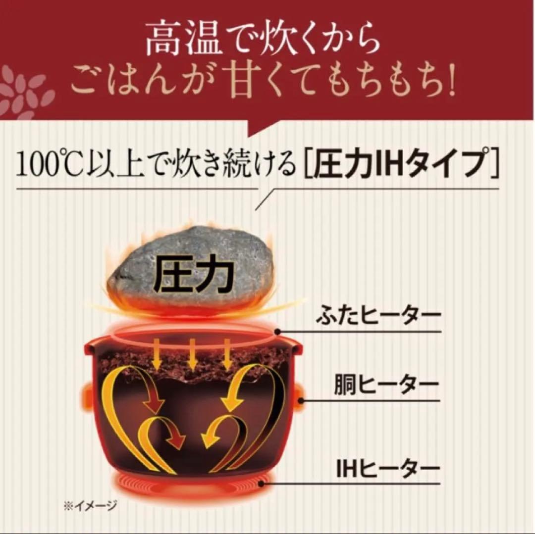 【新品未使用】圧力IH炊飯器 ダークグレー