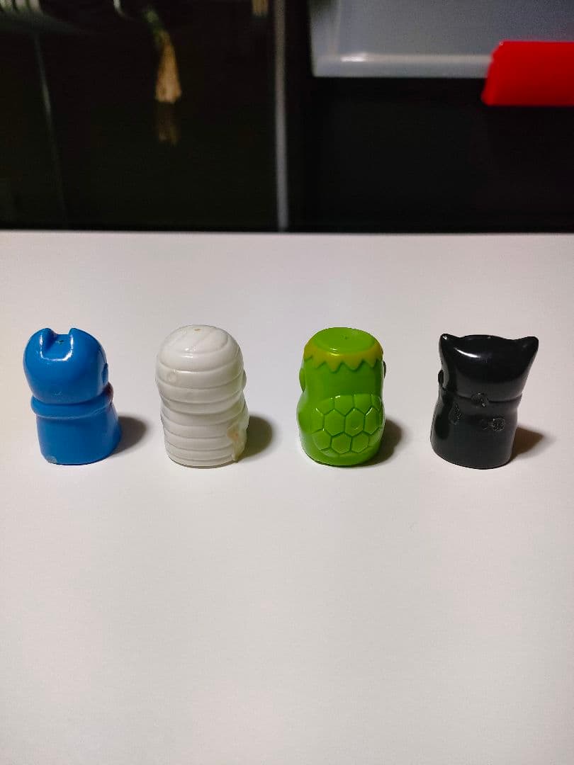 モンスターらんど 4体セット 明治製菓 レトロ 食玩 当時物