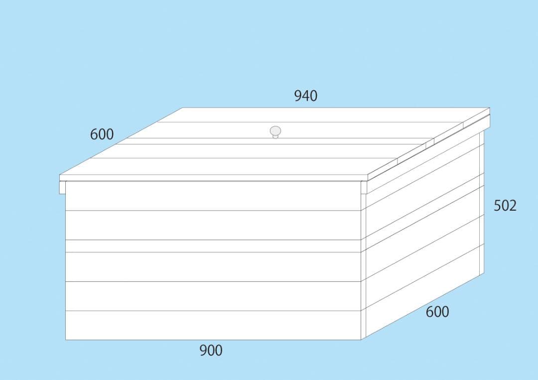 massan様オーダーメイド品 木箱（蓋付）