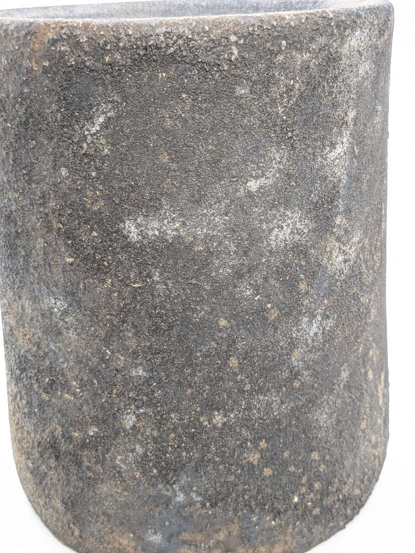 山下譲治 備前焼 窯変灰被り水指 共箱 水差し 茶道具 茶器 抹茶 食器