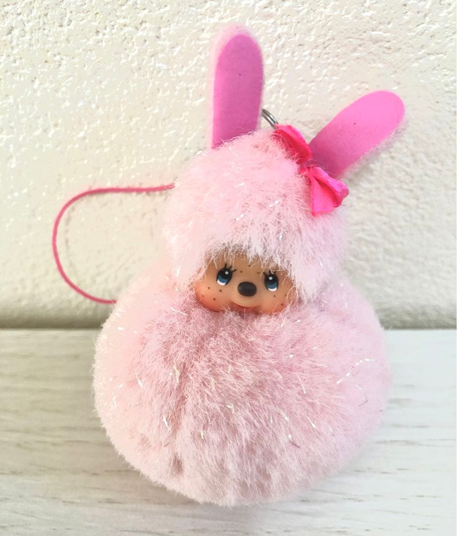 ラブリーバニー　モンチッチ　クレアーズコラボ　うさ玉　ピンクセットタグ無　激レア