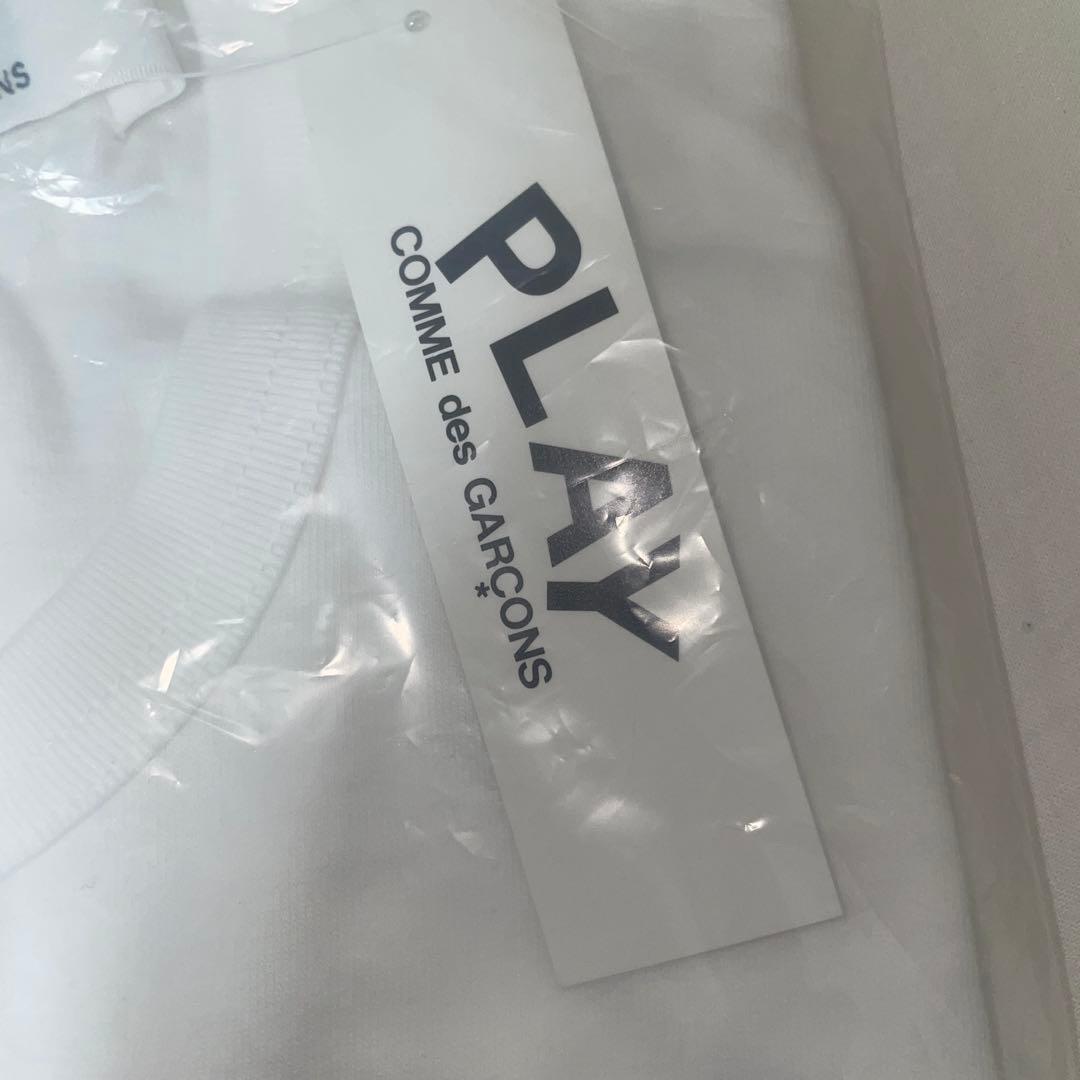 新品タグ付きPLAY COMME des GARÇONS ハートロゴTシャツ L