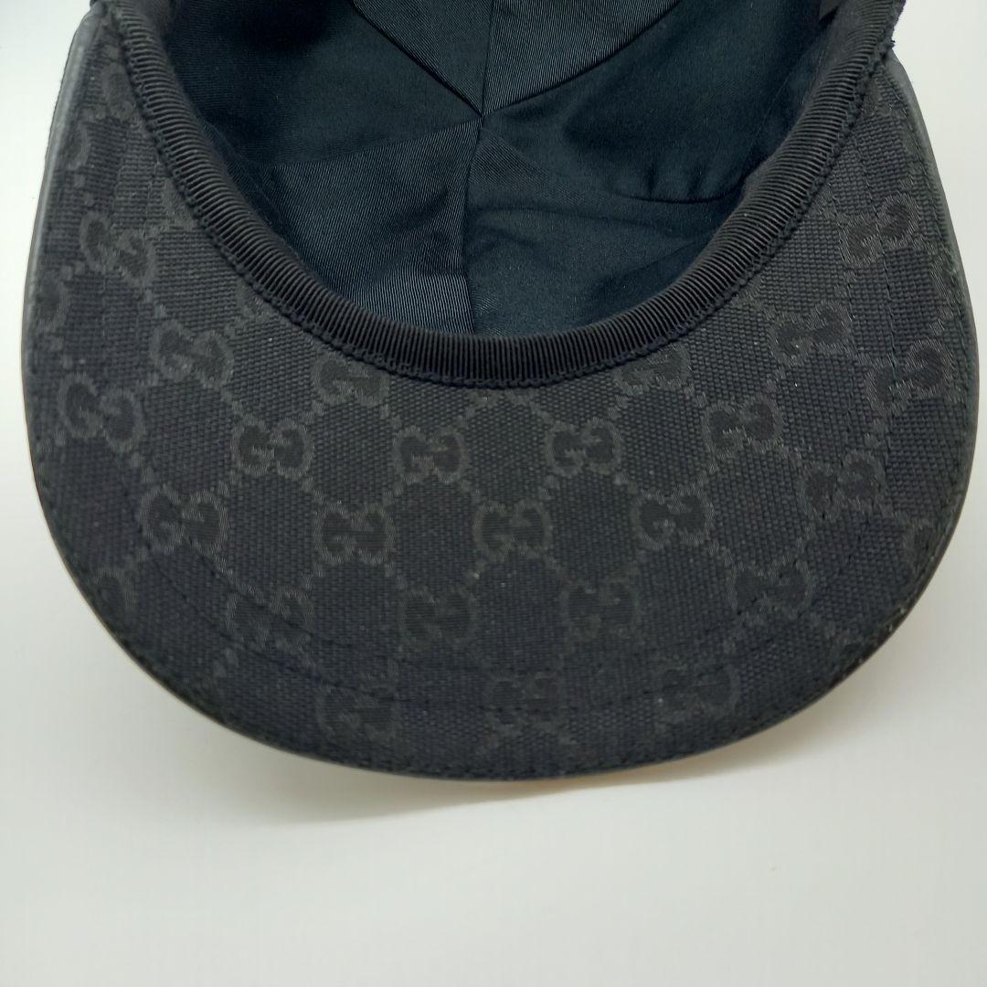 BN グッチ オリジナルGGキャンバス ベースボール キャップ M 58㎝