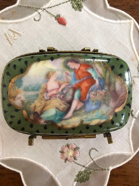 Meissen マイセン アンティーク小物入れ