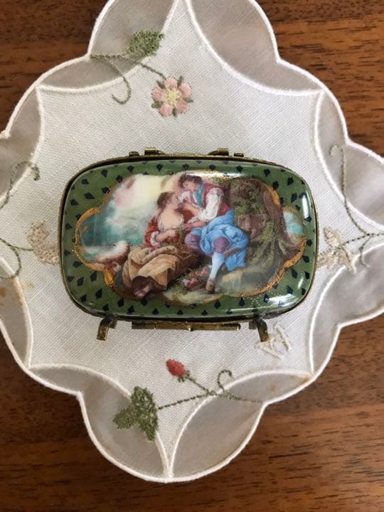 Meissen マイセン アンティーク小物入れ