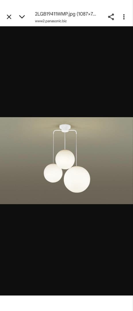 LGB19411WZ ホワイト LEDシャンデリア