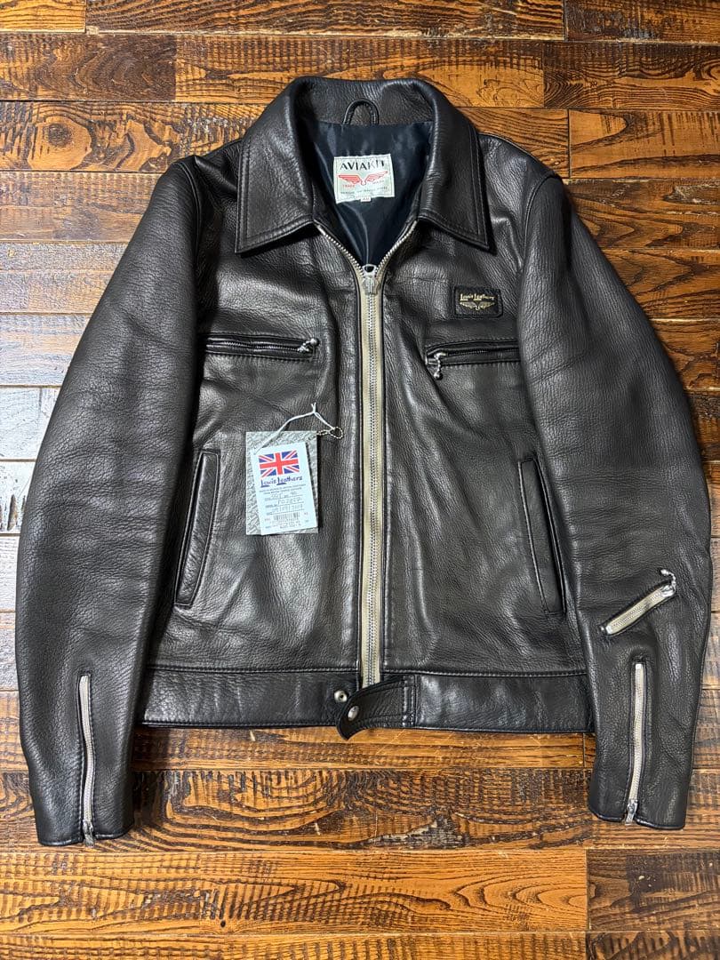 ルイスレザー×リアルマッコイズ ディアスキン ドミネーター 40 ブラック