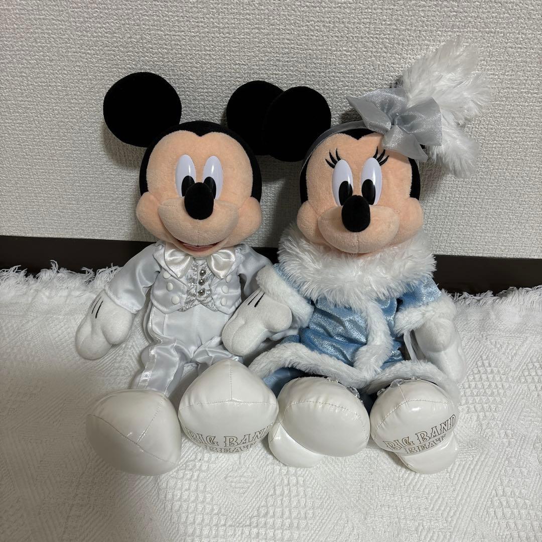 6/2まで期間限定！ビッグバンドビート ミッキー＆ミニー ぬいぐるみ4つセット