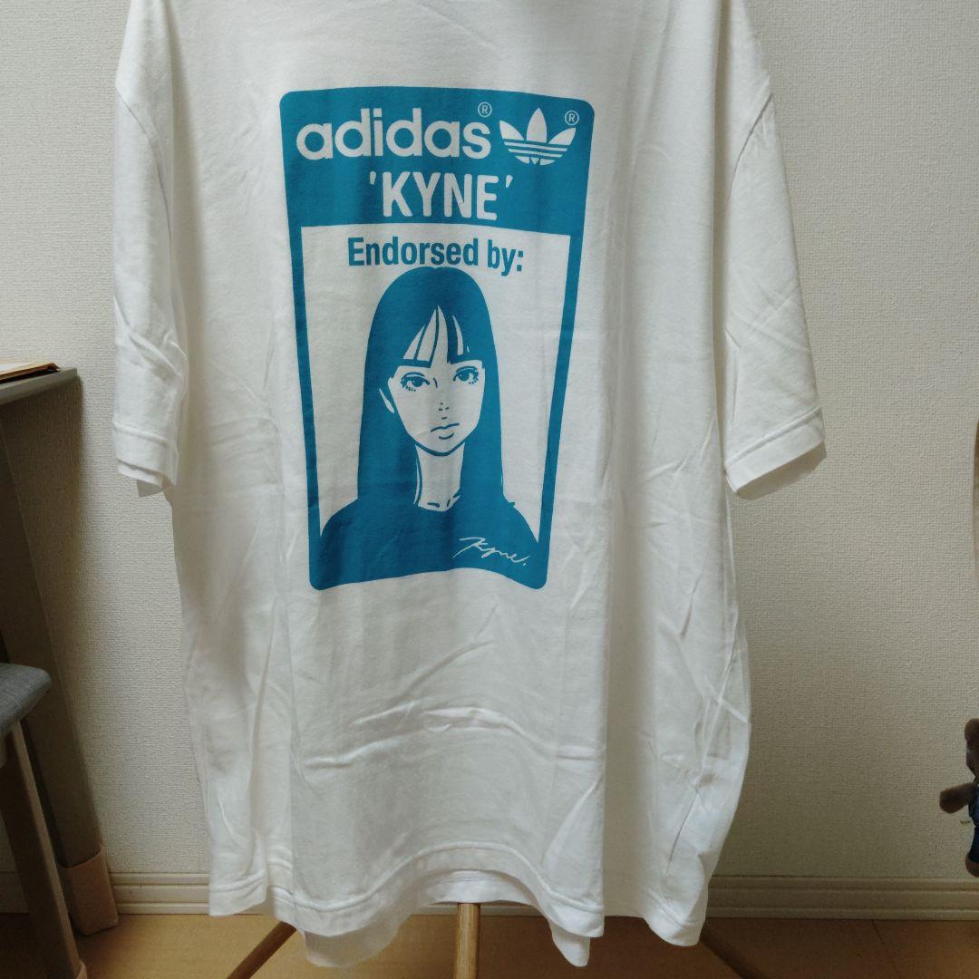y*a様 adidas KYNE Tシャツ XL ホワイト　激レア　新品未使用品