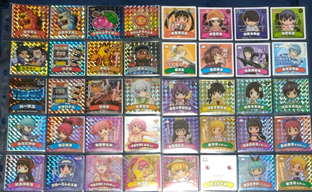 ユニバカ　サミフェス　シール198枚ユニバ・サミー実機ヒストリー、コラボトランプ