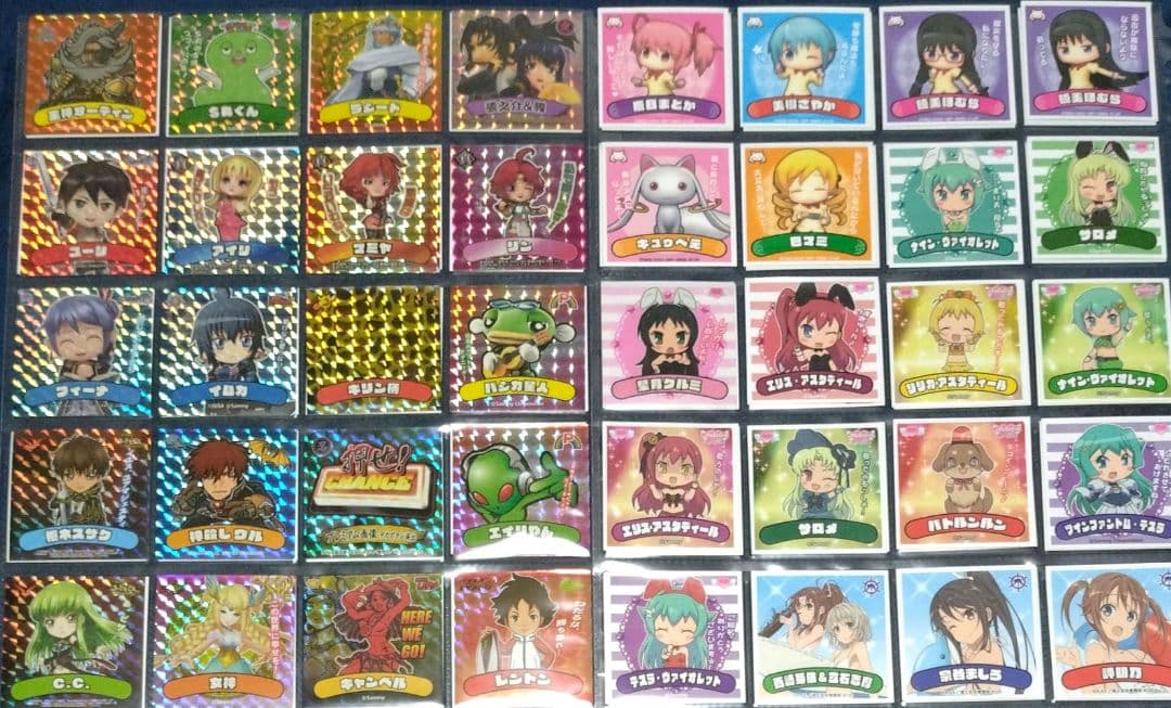 ユニバカ　サミフェス　シール198枚ユニバ・サミー実機ヒストリー、コラボトランプ