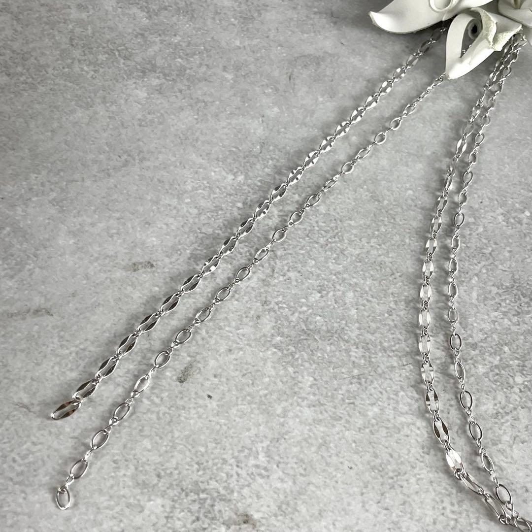 美品 Y's フラワーブローチ バッグチャーム ホワイト レザー レディース