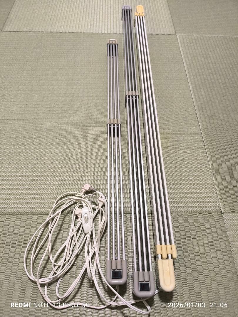 窓下電気ヒーター 3本セット