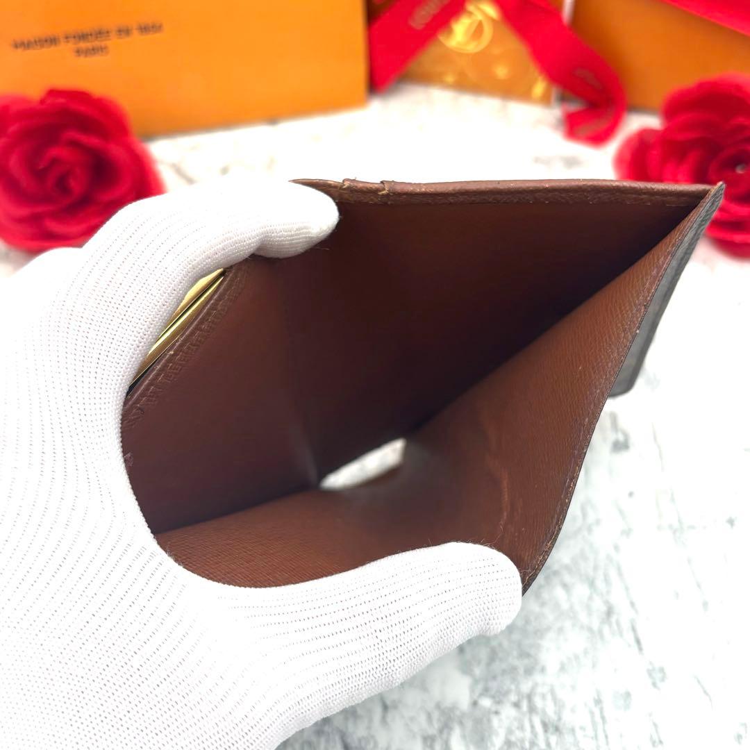 【新型モデル】 ルイヴィトン モノグラム ヴィエノワ がま口 折り財布