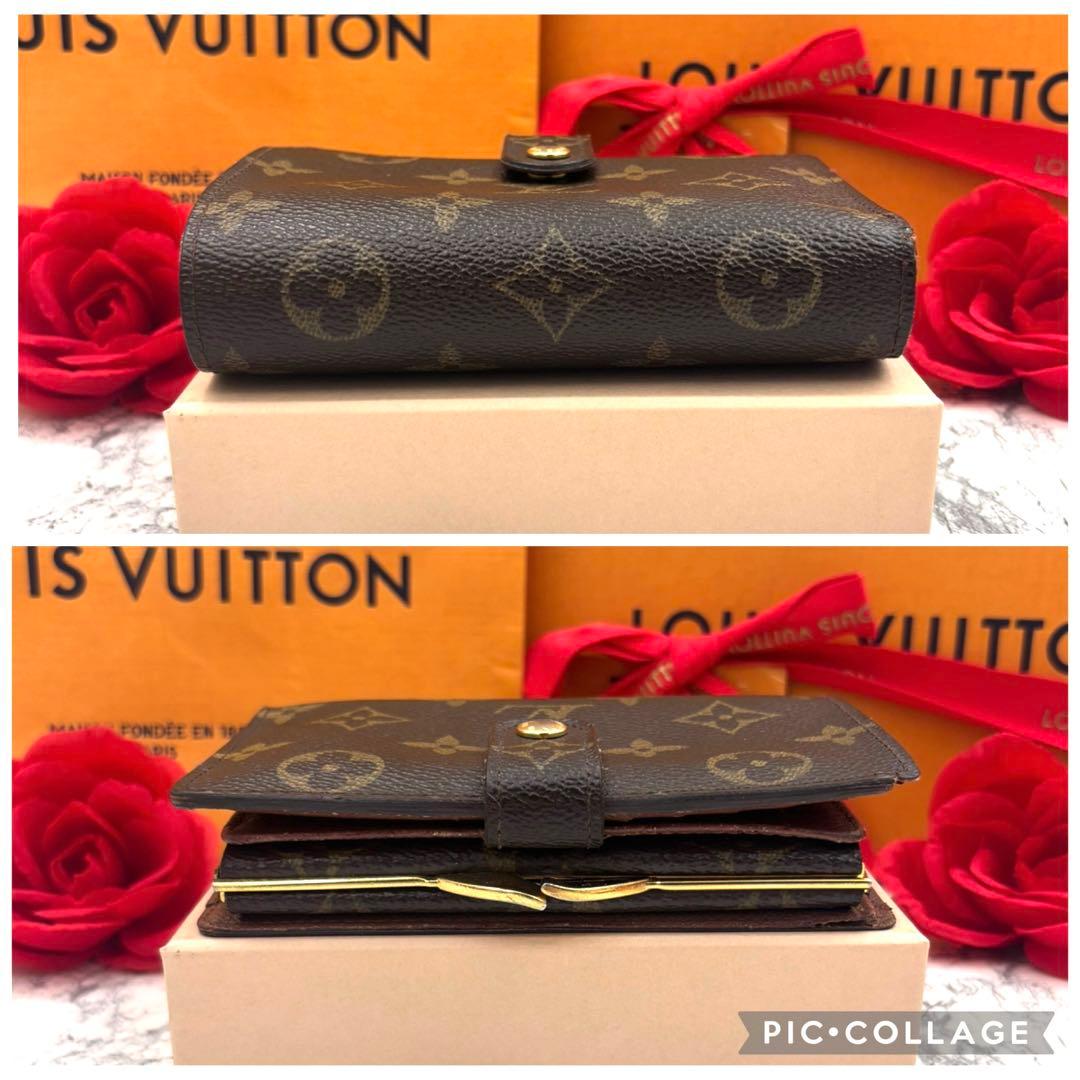 【新型モデル】 ルイヴィトン モノグラム ヴィエノワ がま口 折り財布