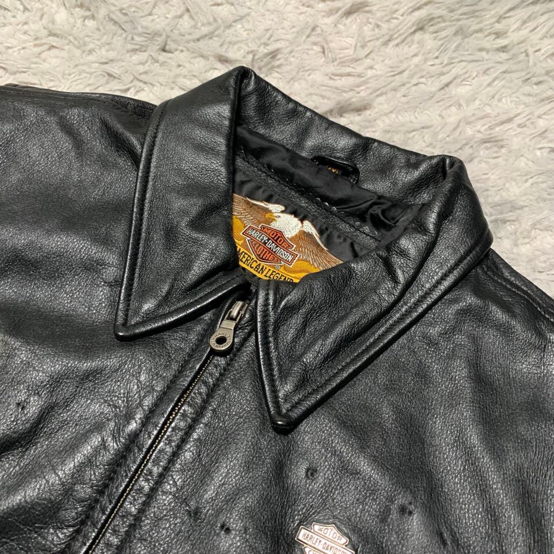 美品 希少 2XL ハーレーダビッドソン　レザージャケット