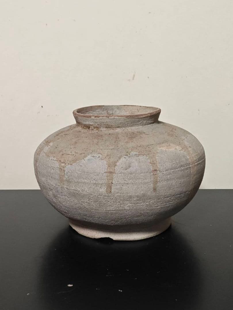猿投薬壺　須恵器　白瓷　初源灰釉陶器　奈良時代　飛鳥　白鳳　古代　日本の美　稀少