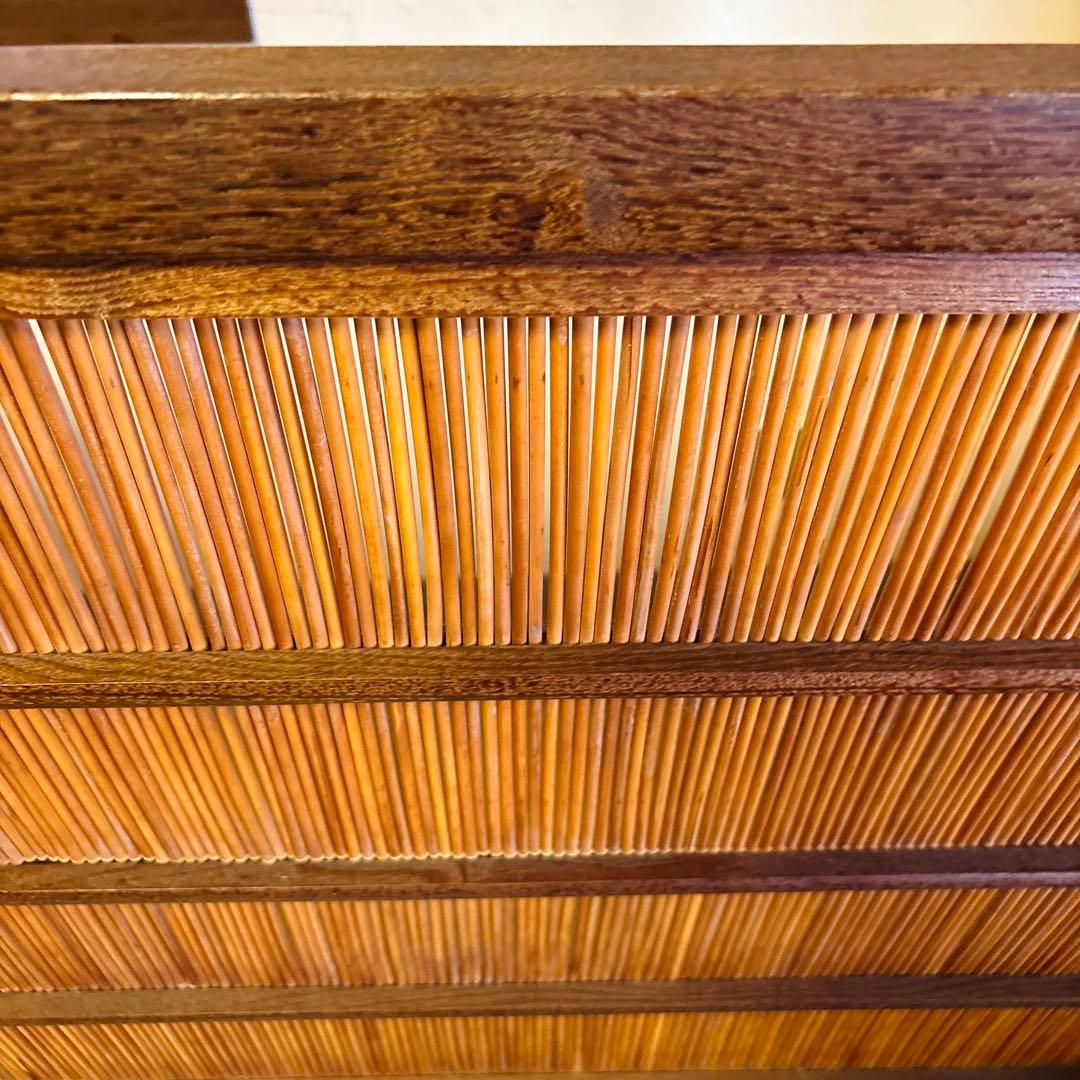 専用！和家具 高級和風伝統ヨシ入り衝立 1枚立てパーテーション 茶道具　間仕切り