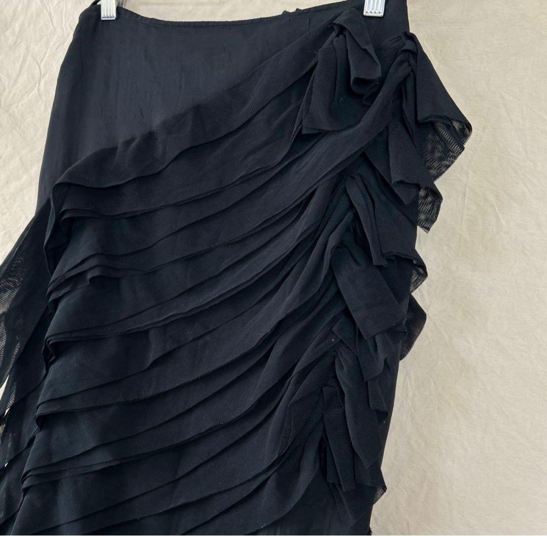 Jean Paul GAULTIER FEMME フリル スカートアシンメトリー