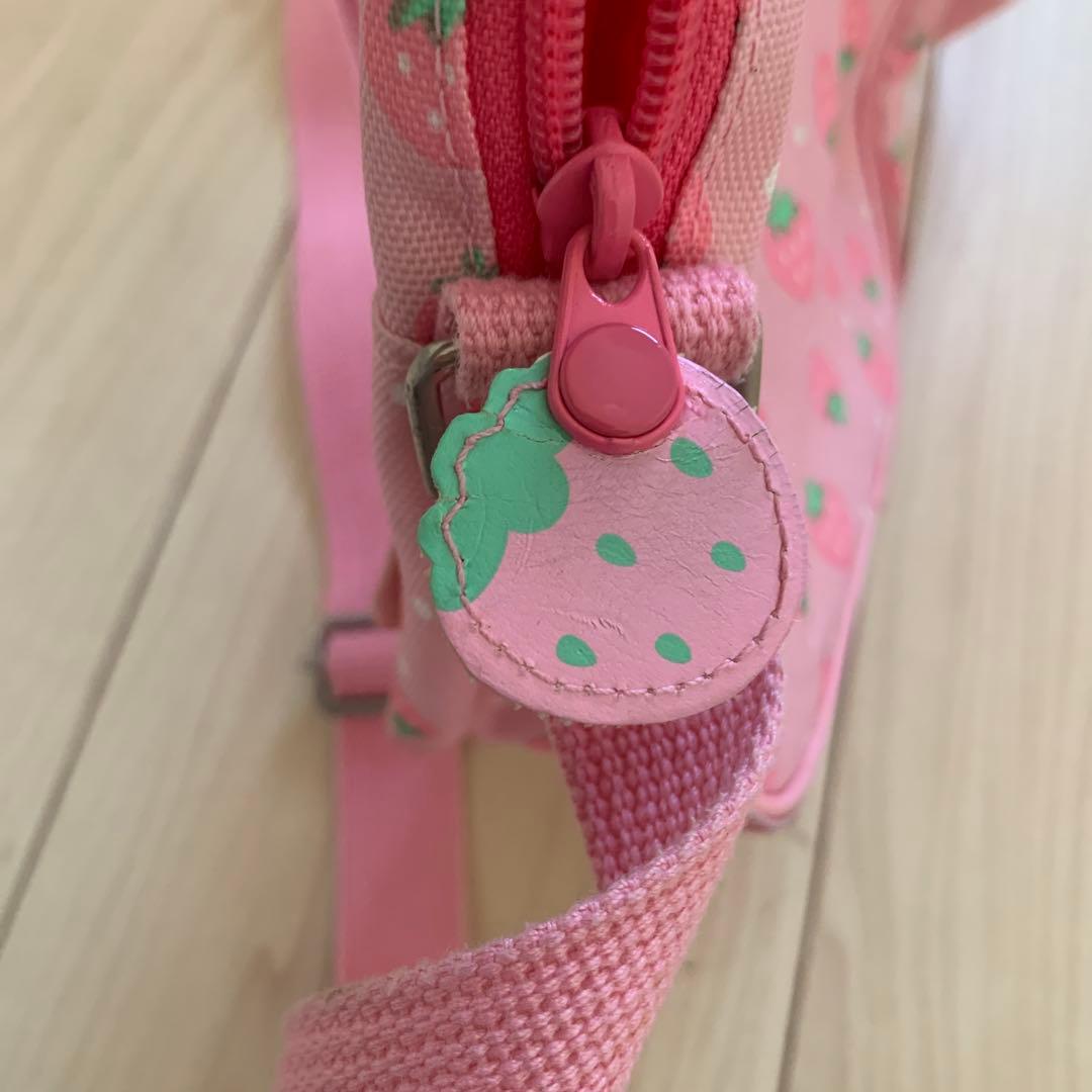 激レア　平成　サンリオ　ぷちぷちわんこ いちご柄　ショルダーバッグ　2002年