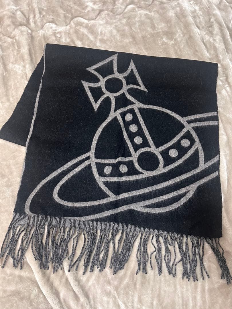 Vivienne Westwood マフラー　ブラック　グレー