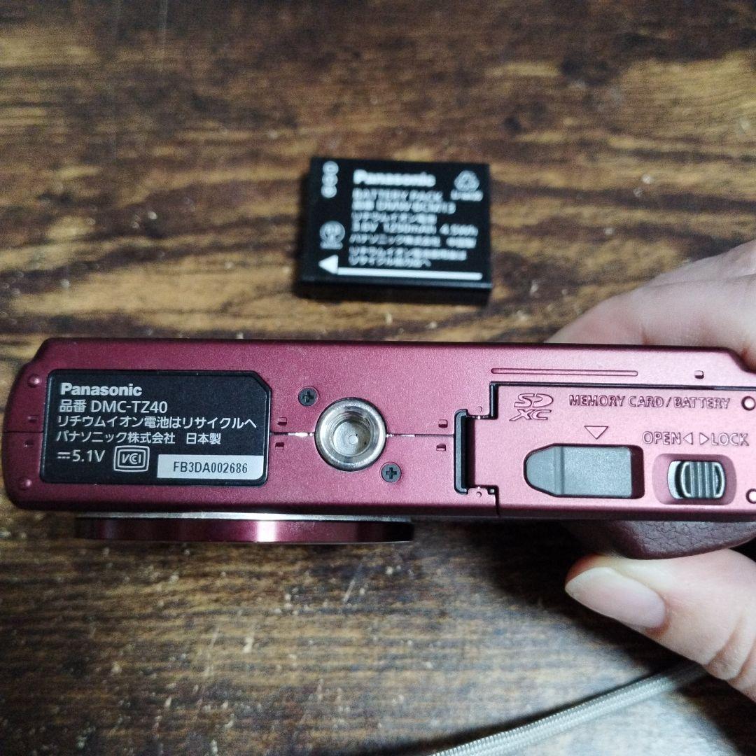 【値下げ！】LUMIX DMC-TZ40 レッド ※動作未確認