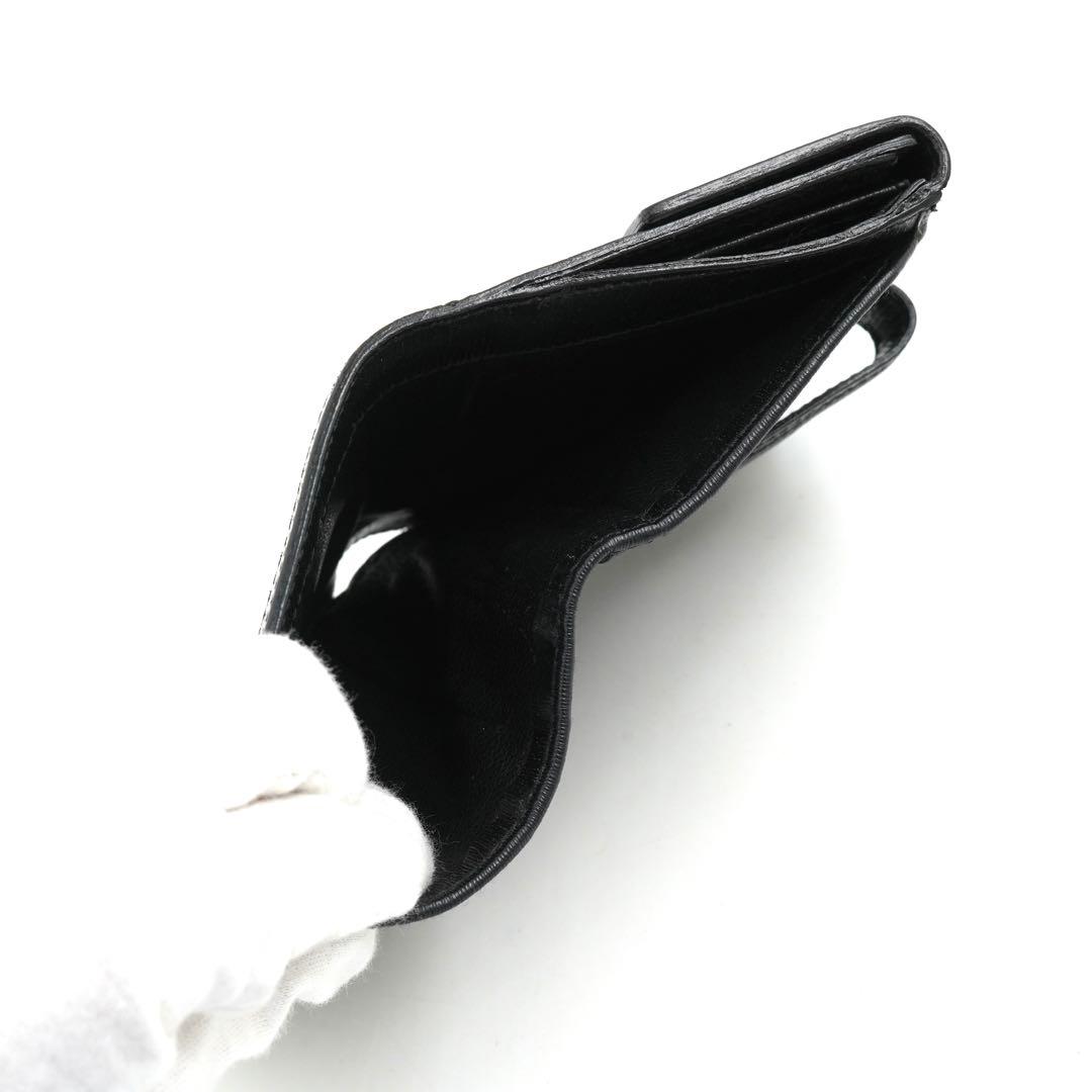 ✨未使用に近い✨　GUCCI ミニ財布　Gロゴ エンボスロゴ 二つ折り　黒色