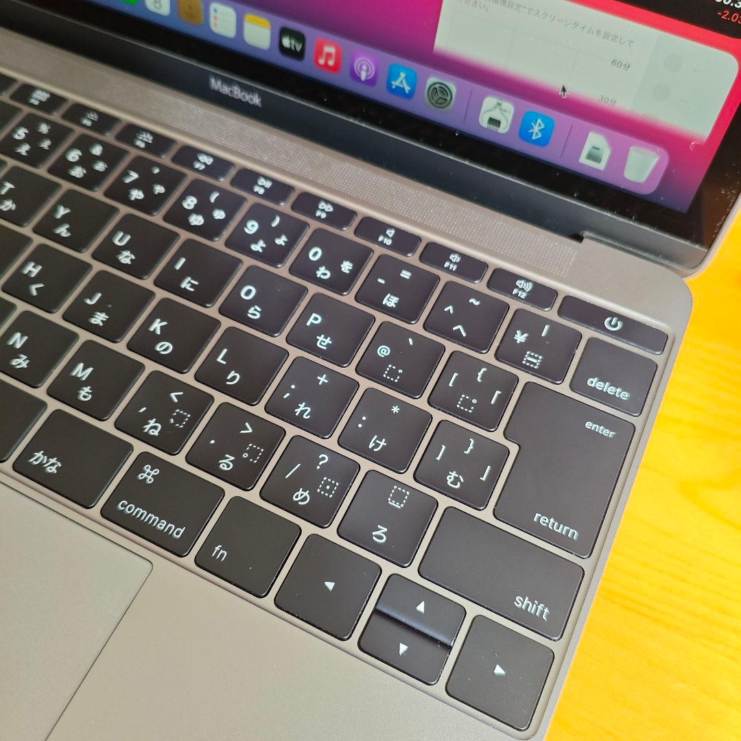【バッテリー正常】Macbook 12インチ 2016 8G 250GB