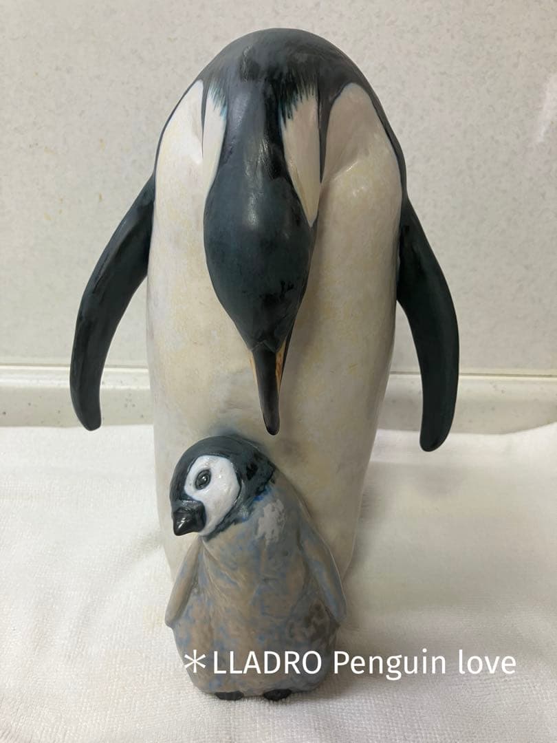 LLADRO ペンギンの愛　親子 “ Penguin love ” ＊廃盤